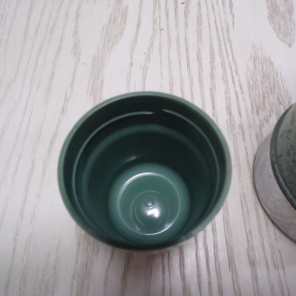 Vintage Aladdin Stanley Vacuum Thermos 32 oz Quart Model A-944DH Green Silver - Picture 7 of 9